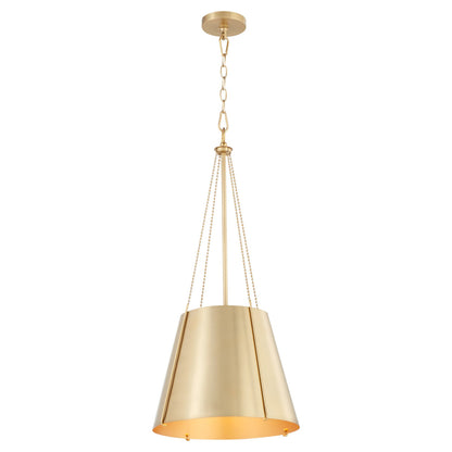 Quorum  Denise 15" Pendant - Aged Brass  862-1-80