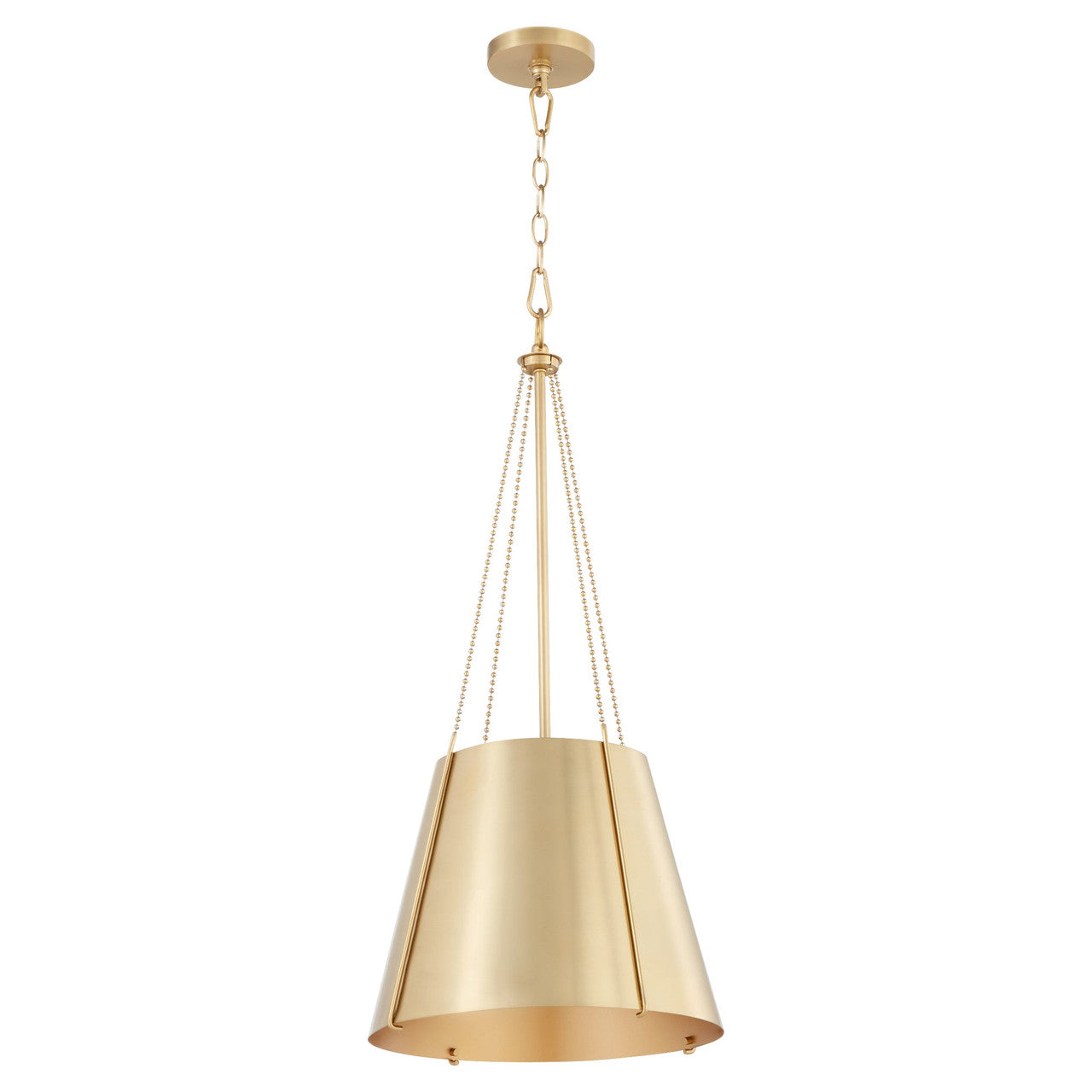 Quorum  Denise 15" Pendant - Aged Brass  862-1-80