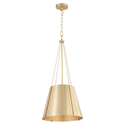 Quorum  Denise 15" Pendant - Aged Brass  862-1-80