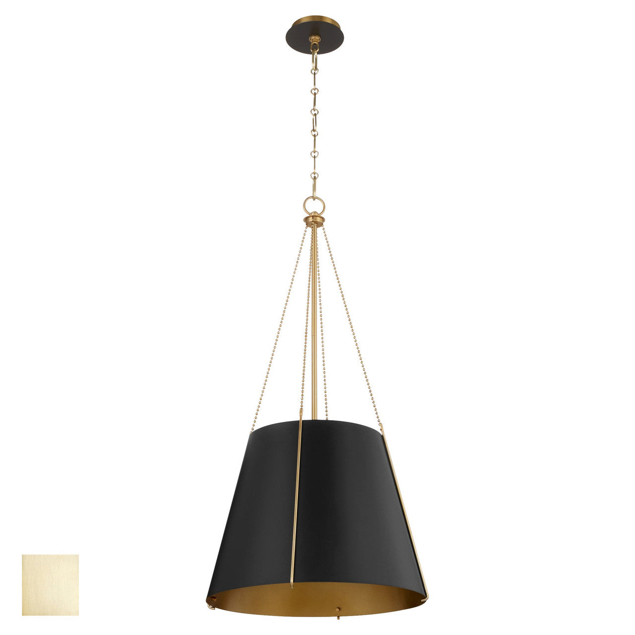 Quorum  Denise 18" Pendant - Aged Brass  862-3-80