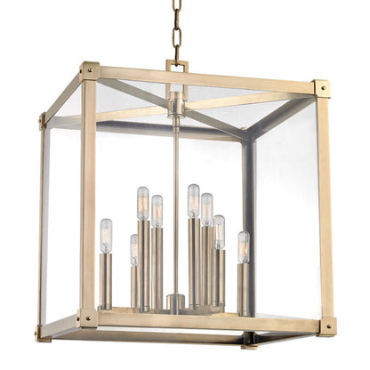 Hudson Valley Lighting Forsyth Lantern in Aged Brass 8620-AGB