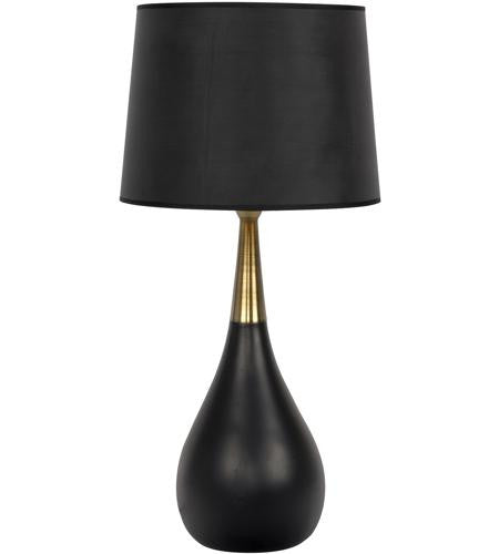 Craftmade 1 Light Metal/Poly Base Table Lamp in Black/Antique Brass 86222