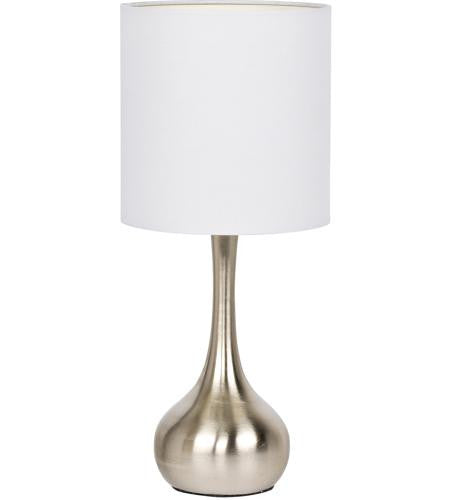 Craftmade 1 Light Metal Base Table Lamp in Brushed Polished Nickel 86226