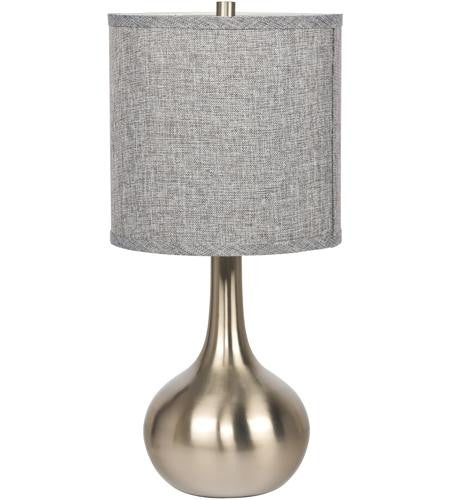 Craftmade 1 Light Metal Base Table Lamp in Brushed Polished Nickel 86235