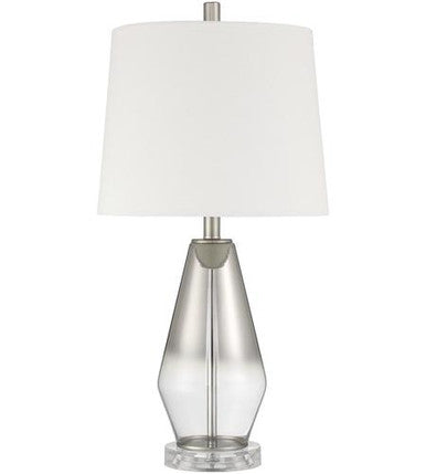 Craftmade Table Lamp with Shade, Indoor in Brushed Nickel 86262