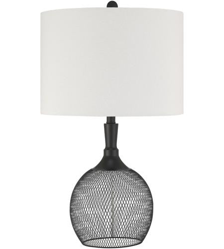 Craftmade Table Lamp with Shade, Indoor in Matte Black 86263