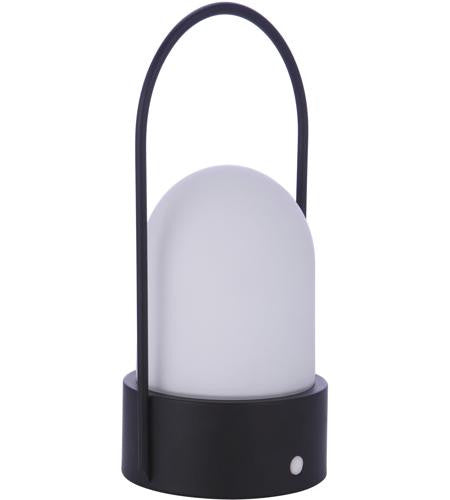 Craftmade Outdoor Rechargeable Dimmable LED Portable Lamp in Midnight (Dome Shade) 86275R-LED