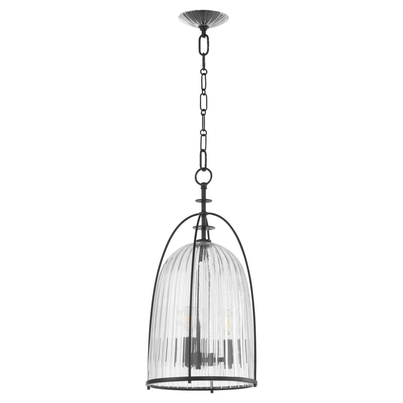 Quorum  Alice 11" Pendant - Matte Black   863-3-59