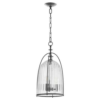 Quorum  Alice 11" Pendant - Matte Black   863-3-59