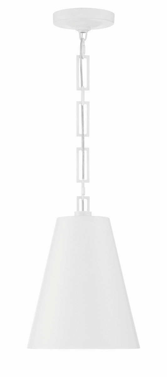 Crystorama Brian Patrick Flynn for Crystorama Alston 2 Light Matte White + Antique Gold Chandelier 8685-MT-GA