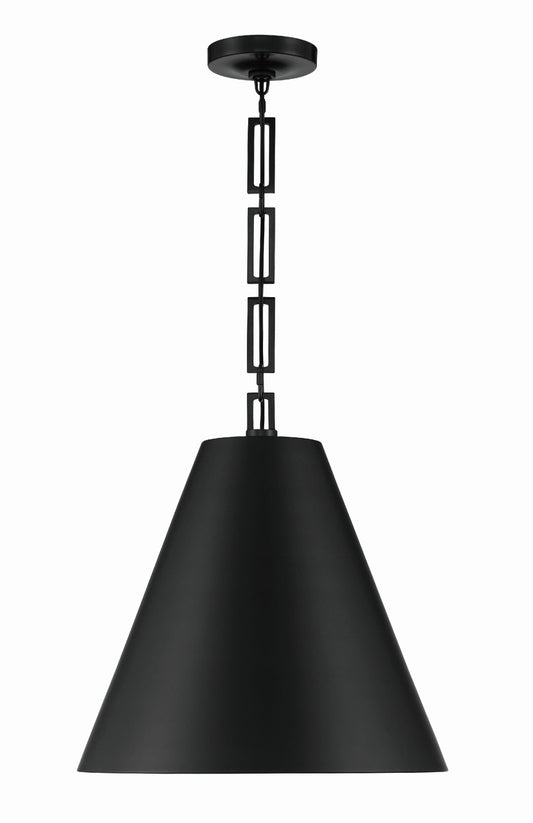 Crystorama Brian Patrick Flynn for Crystorama Alston 3 Light Matte Black + Antique Gold Chandelier 8687-MK-GA