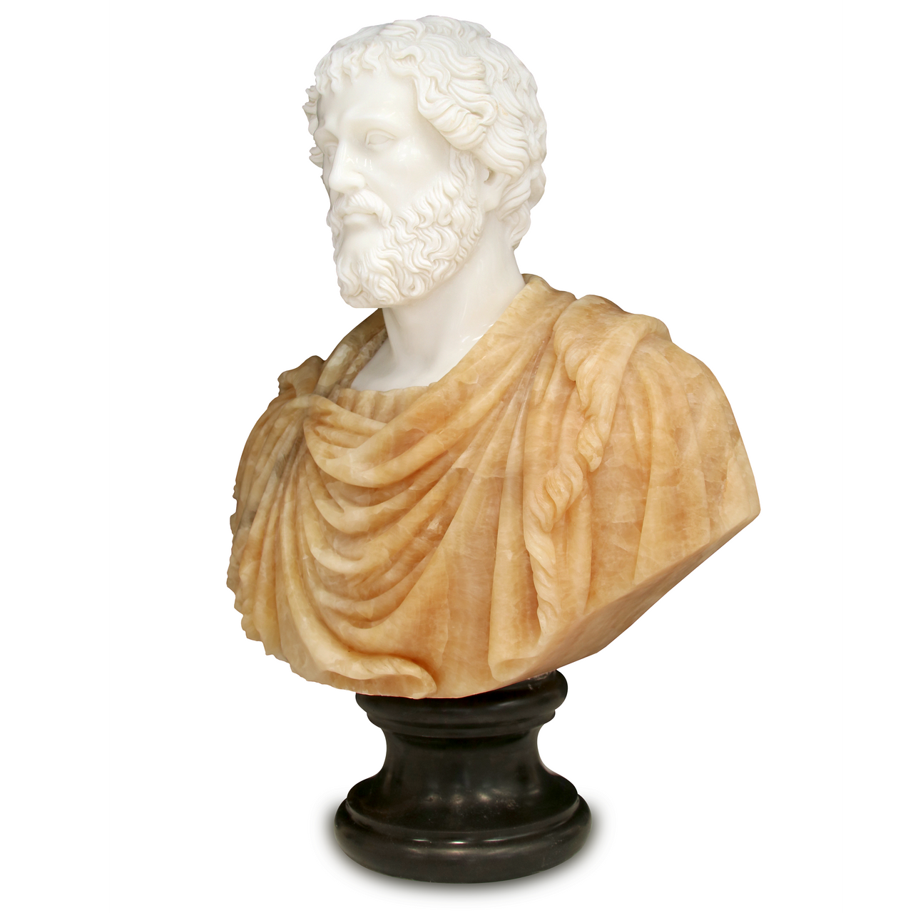 Currey & Co. Thanos Marble Bust Sculpture 1200-0664