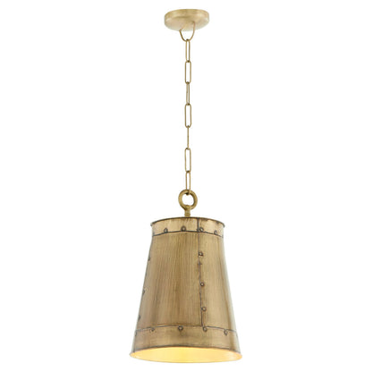 Quorum  Artisan 11"/1 Light Pendant - Artisan Brass 87-1-75