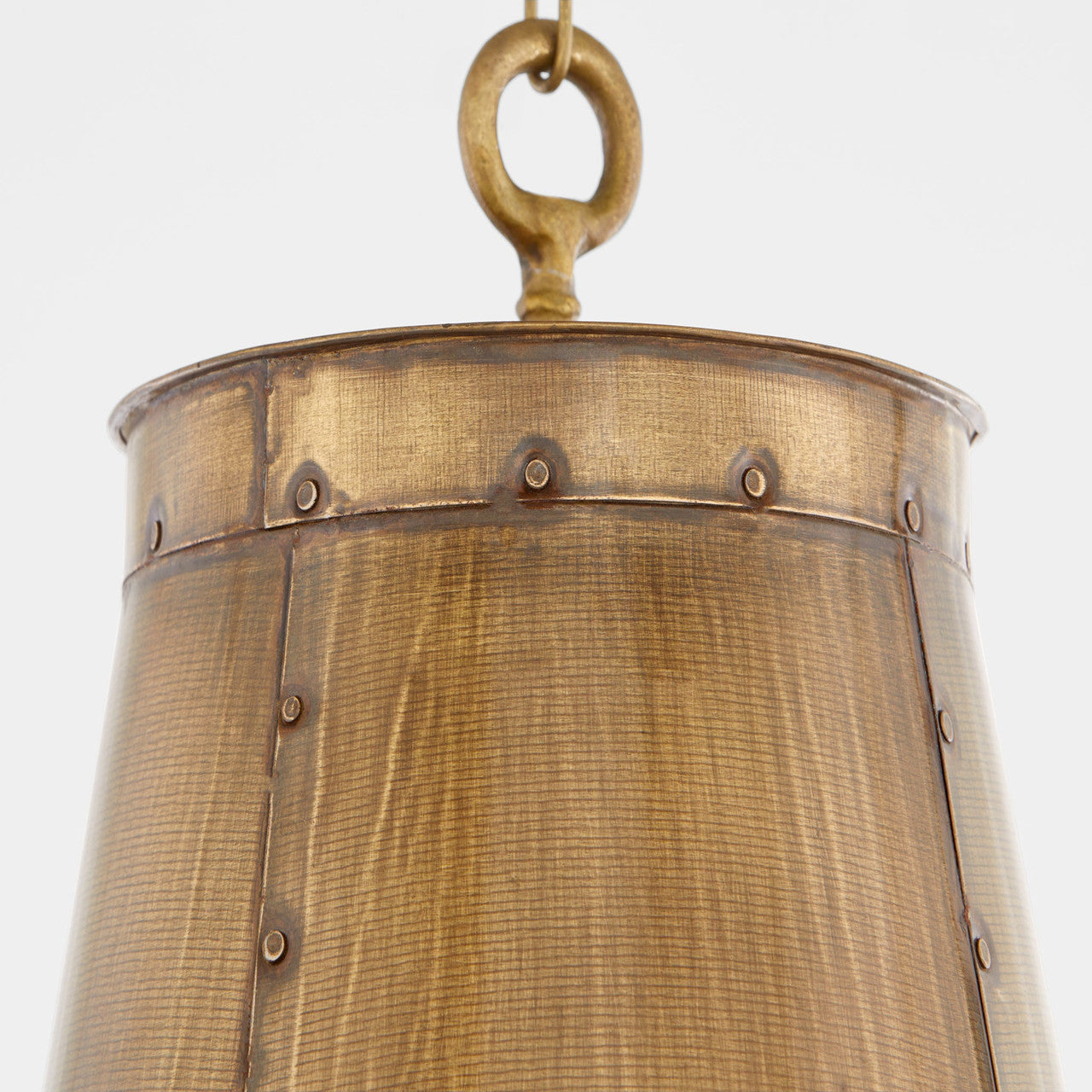 Quorum  Artisan 14"3 Light Pendant - Artisan Brass 87-3-75