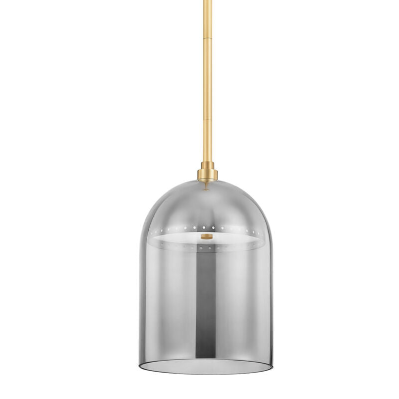 Hudson Valley Lighting Dorval Pendant in Aged Brass 8709-AGB