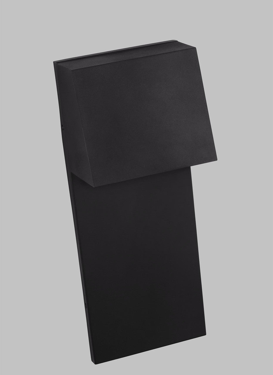 OPEN BOX NEW: Visual Comfort Studio - Studio Collection Rocha Modern 2 Light Outdoor Fixture in Black 8763393S-12