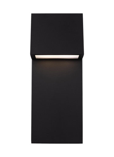 OPEN BOX NEW: Visual Comfort Studio - Studio Collection Rocha Modern 2 Light Outdoor Fixture in Black 8763393S-12