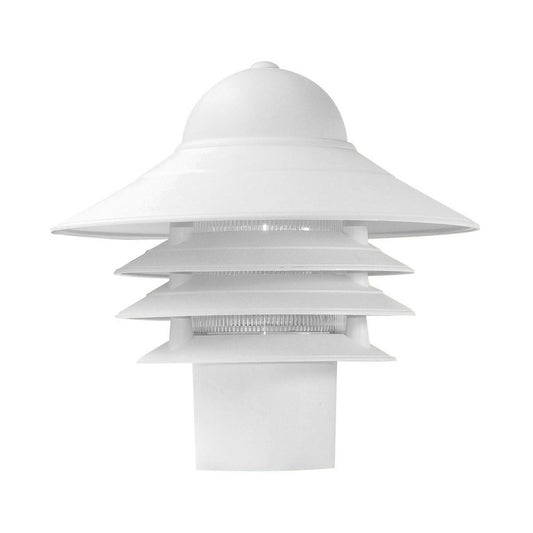 Acclaim Lighting Mariner 1-Light Textured White Post Mount Light in Textured White 87TW