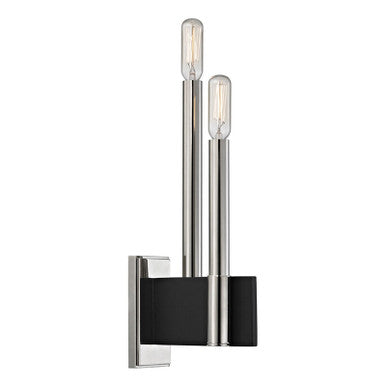 Hudson Valley Lighting Abrams Wall Sconce in Polished Nickel 8812-PN