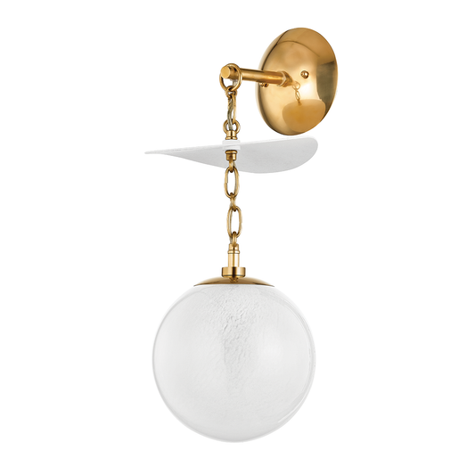 Corbett Lighting Antoinette Wall Sconce in Vintage Brass 419-01-VB/GSW