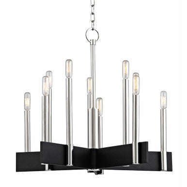 Hudson Valley Lighting Abrams Chandelier in Polished Nickel 8825-PN