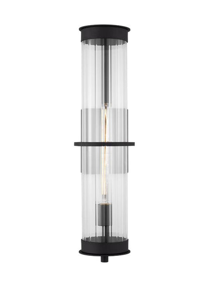 Visual Comfort Studio Studio Collection Alcona Extra Large One Light Outdoor Wall Lantern in Black 8826701-12