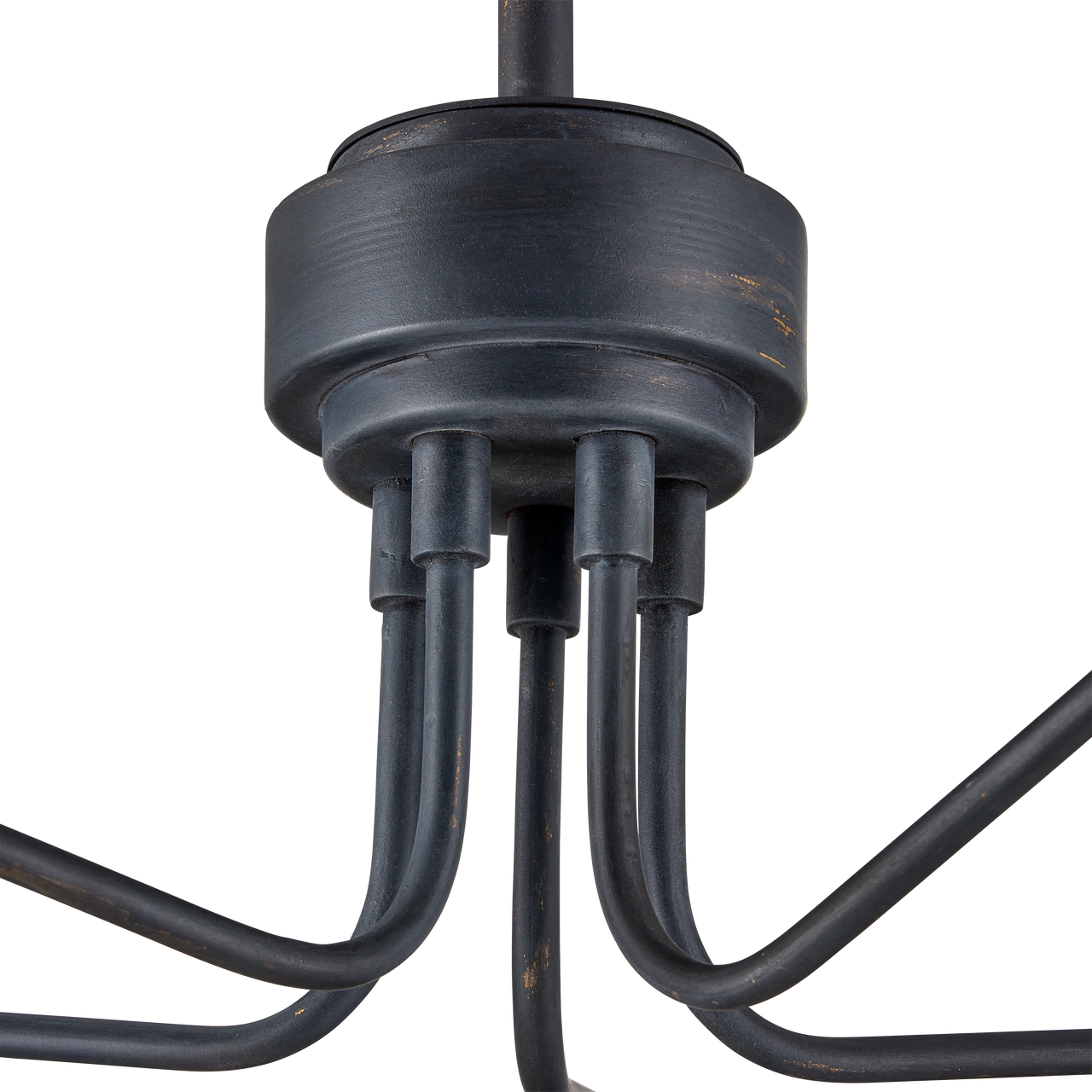 Currey & Co. Serpa Black Chandelier 9000-1125