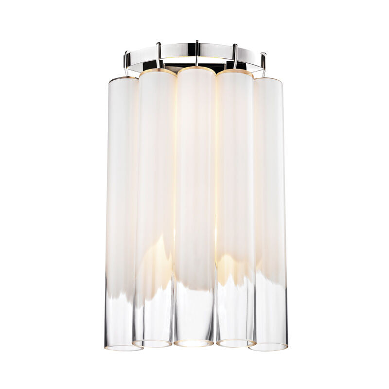 Hudson Valley Lighting Tyrell Wall Sconce in Polished Nickel 8900-PN