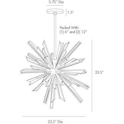 Arteriors Home Waldorf Small Chandelier 89027