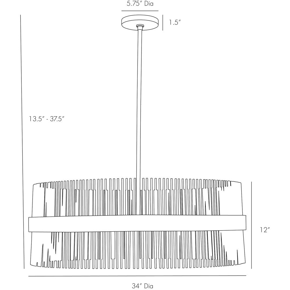 Arteriors Home Hozier Chandelier 89093