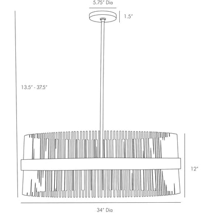 Arteriors Home Hozier Chandelier 89093