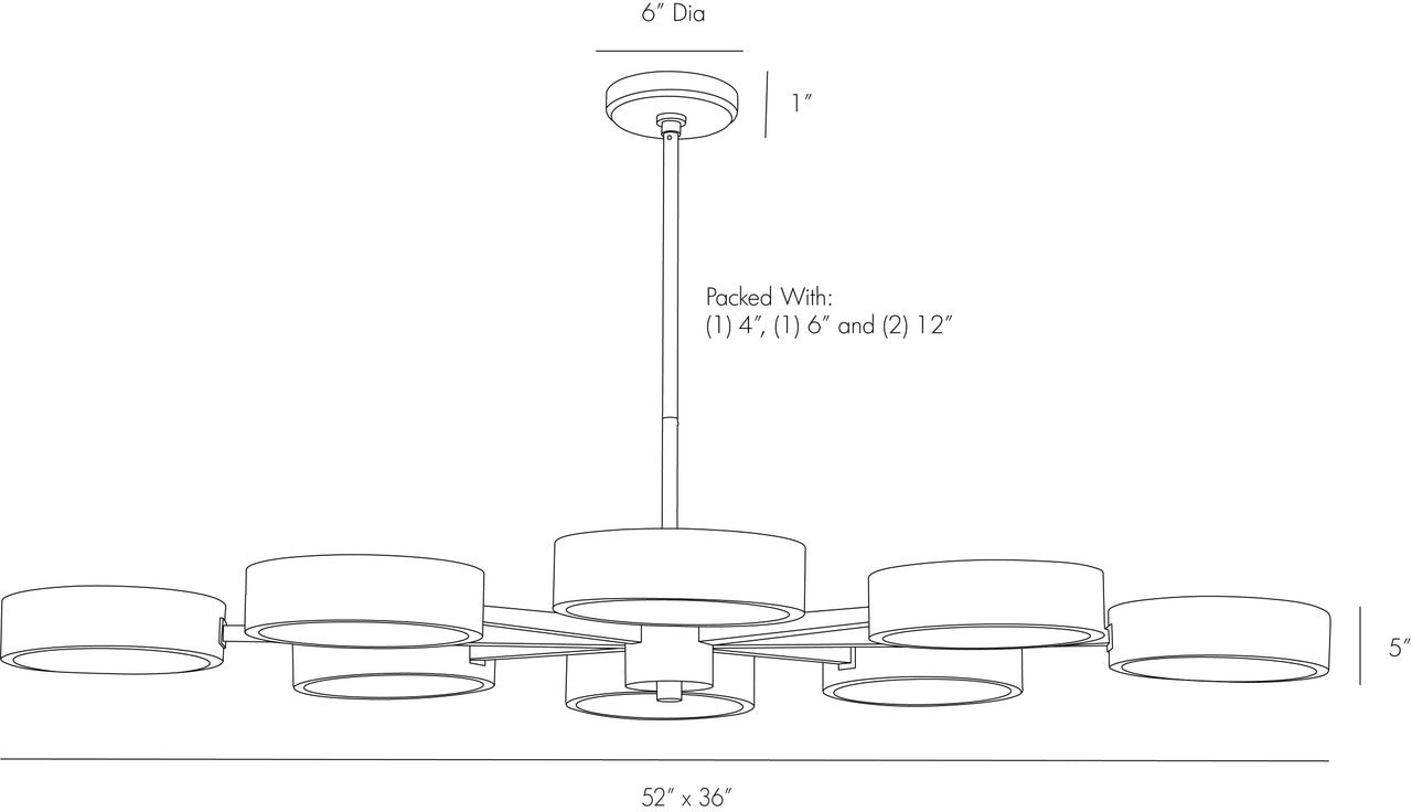 Arteriors Home Linus Starburst Chandelier 89097