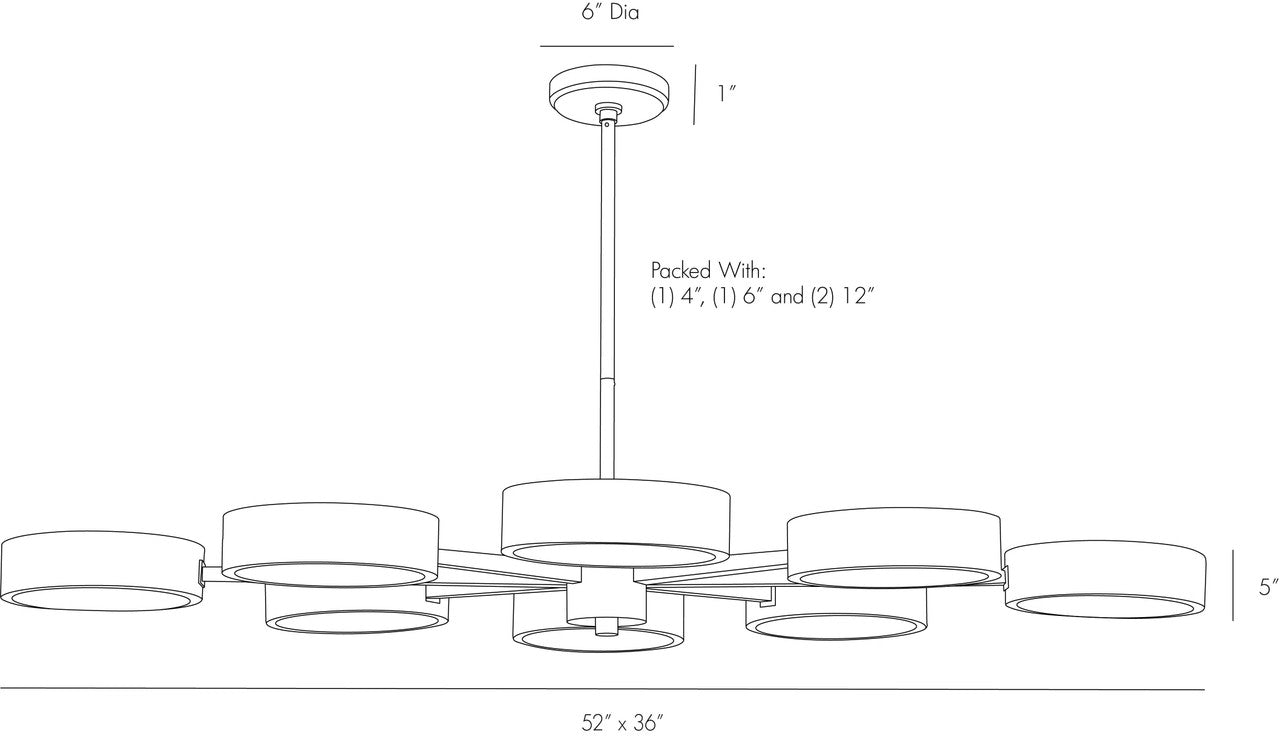 Arteriors Home Linus Starburst Chandelier 89117