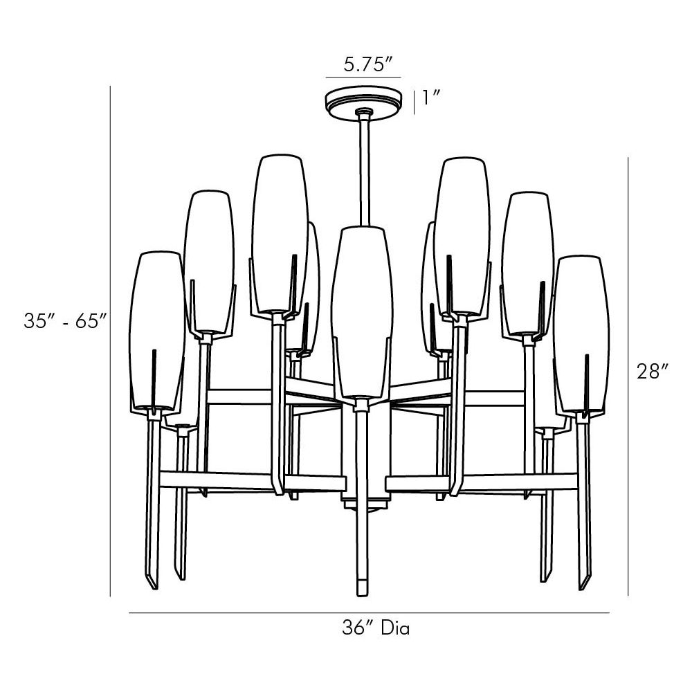 Arteriors Home Keifer Large Chandelier 89127