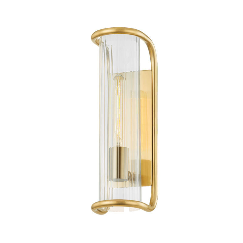 Hudson Valley Lighting Fillmore Wall Sconce in Aged Brass 8917-AGB