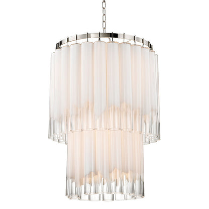 Hudson Valley Lighting Tyrell Chandelier in Polished Nickel 8924-PN