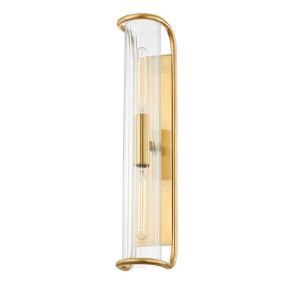 Hudson Valley Lighting Fillmore Wall Sconce in Aged Brass 8926-AGB