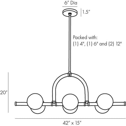 Arteriors Home Harrison Linear Chandelier 89467