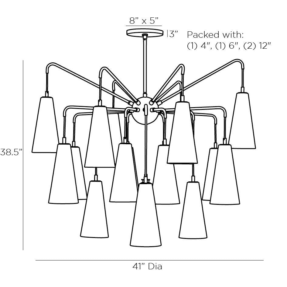 Arteriors Home Mika Chandelier 89472