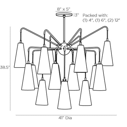 Arteriors Home Mika Chandelier 89472