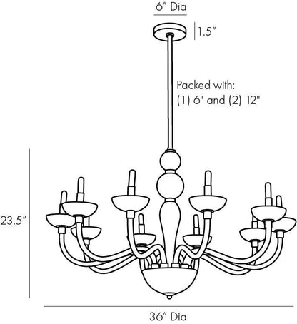 Arteriors Home Gustavo Chandelier 89479