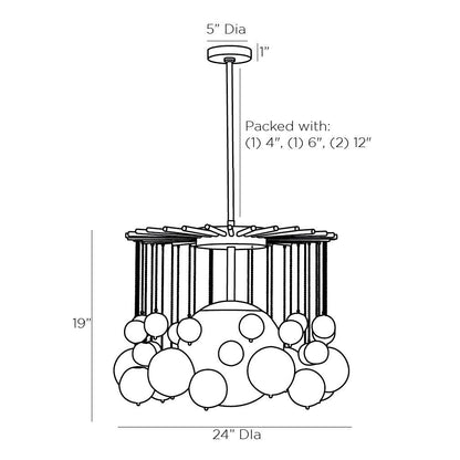 Arteriors Home Mira Chandelier 89493