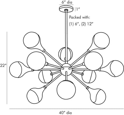 Arteriors Home Augustus Chandelier 89631