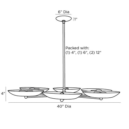 Arteriors Home Griffith Chandelier 89648