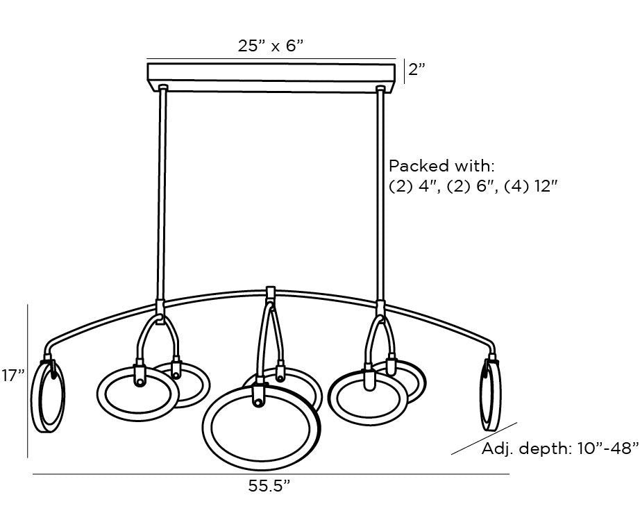 Arteriors Home Rosabel Chandelier 89651