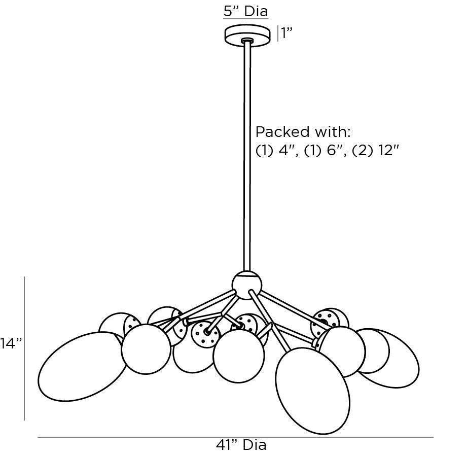 Arteriors Home Panella Chandelier 89653