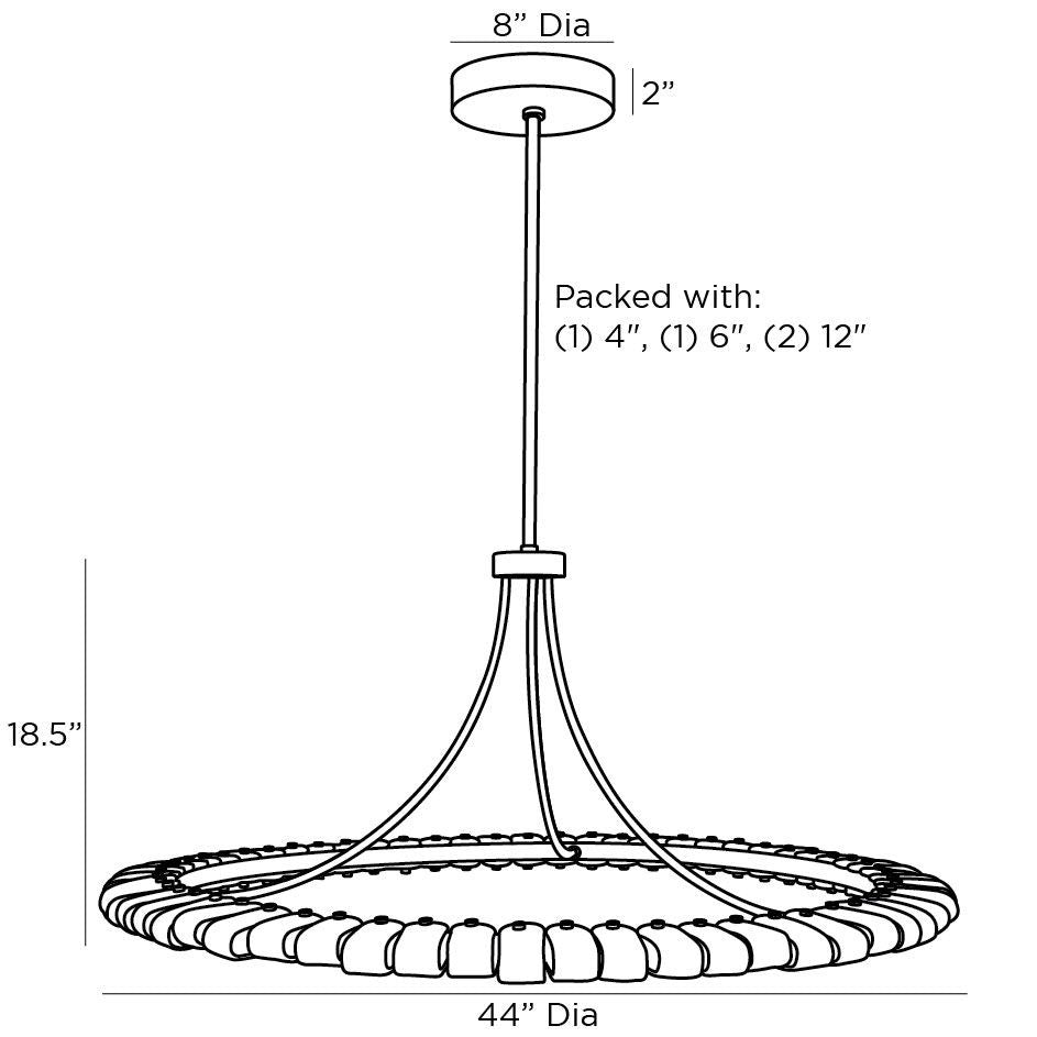 Arteriors Home Santorini Chandelier 89660