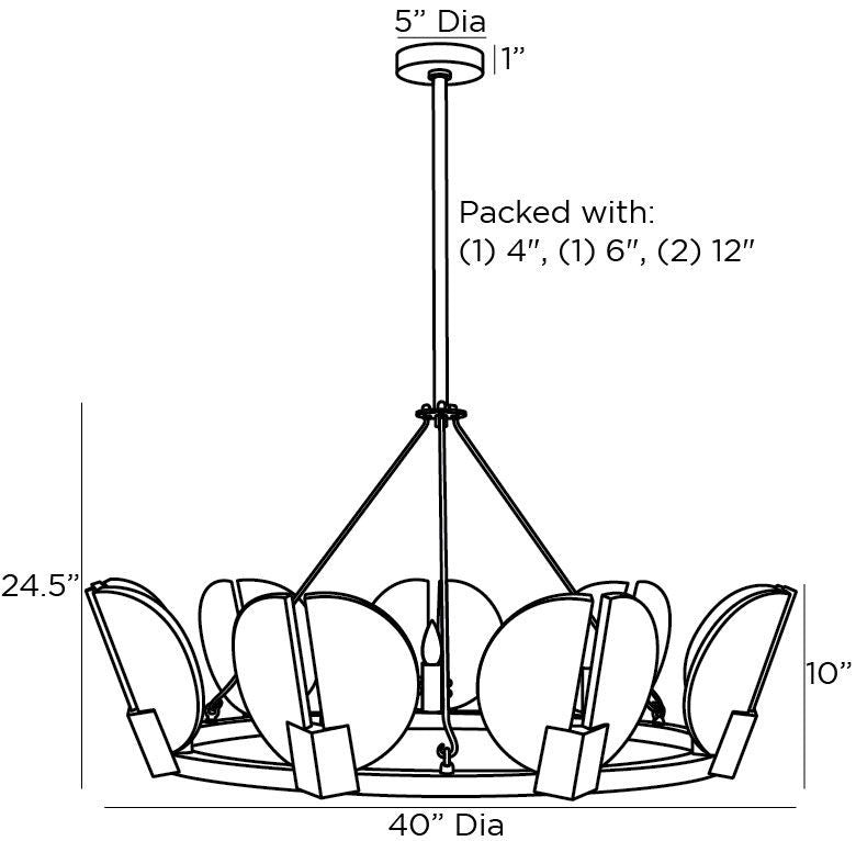 Arteriors Home Sierra Chandelier 89661