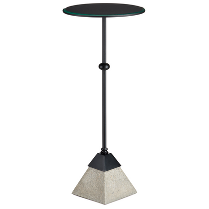 Currey & Co. Parna Concrete Accent Table 4000-0185