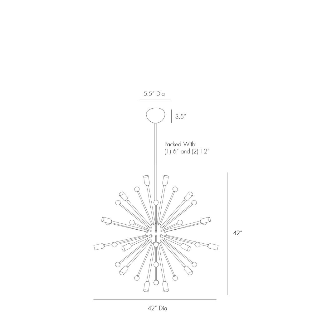 Arteriors Home Imogene Large Chandelier 89978